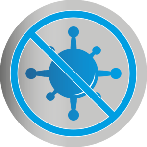 Painted surfaces feature “anti-bacterial technology” which inhibits bacterial growth.