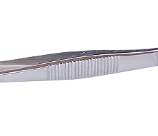 Stainless Steel - Serrated Jaws - Sharp Ends