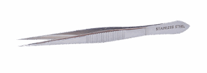 Stainless Steel - Serrated Jaws - Sharp Ends