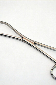 Tongs - Bow - Platinum Tipped